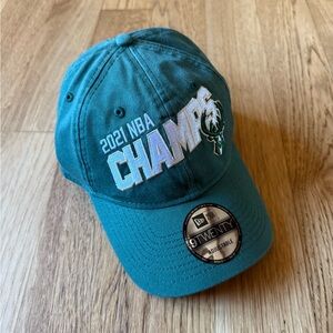 Milwaukee Bucks 2021 NBA Champs Hat - Brand New